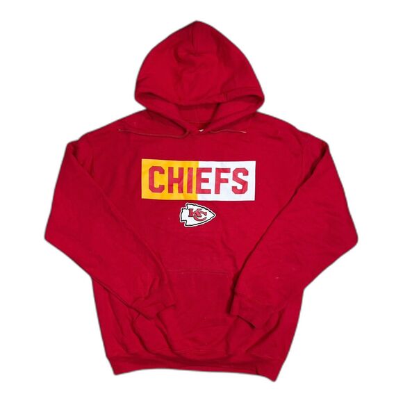 Kansas City Chiefs Hoodie Men's Size M Pullover Long Sleeve NFL Team Apparel - Picture 1 of 7